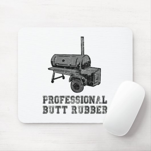 Grappig Grillen, BBQ, Roker, Professionele Butt Ru Muismat (Met muis)