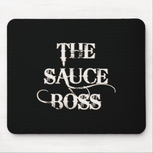 Grappig Grillen BBQ T Shirt De Sauce Boss Grill Da Muismat