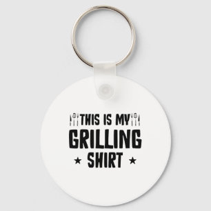 Grappig Grillen Byrbecue BBQ Griller Roker Pitmast Sleutelhanger