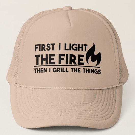 Grappig Grillen Cadeau Trucker Pet (Voorkant)