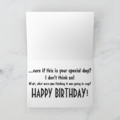 Grappig Grizzly Beer in herfstfoto op maat Kaart (Binnen)