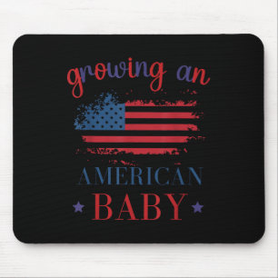 Grappig groeiende Amerikaanse baby zwangerschap 4 Muismat