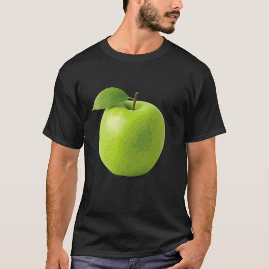 Grappig groen appel kostuum shirt bijpassend paar  (Voorkant)