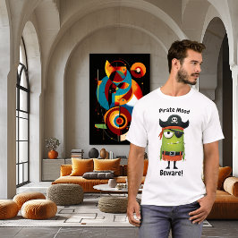 Grappig Groen Eigenzinnig Pirat Origineel Humor On T-shirt