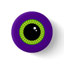 Grappig groen en Paarse Monster Eyeball