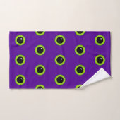Grappig groen en Paarse Monster Eyes Bad Handdoek (Handdoek)