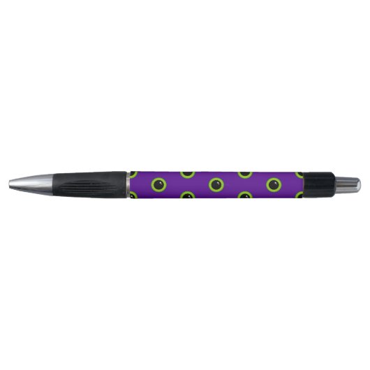 Grappig groen en Paarse Monster Eyes Pen (Voorkant)