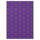 Grappig groen en Paarse Monster Eyes Tafelkleed (Voorkant)