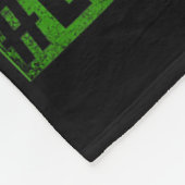 Grappig Groen Geestelijk Gezondheidsbewustzijn Ein Fleece Deken (Hoek)