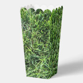 Grappig groen gras, echt fototextuurpatroon leuk bedankdoosjes (Achterkant)