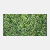Grappig groen gras, echt fototextuurpatroon leuk bureaumat (Voorkant)