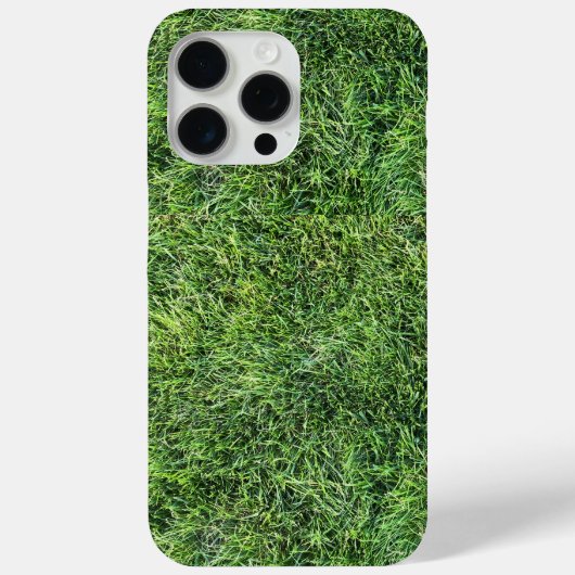 Grappig groen gras, echt fototextuurpatroon leuk Case-Mate iPhone case (Achterkant)