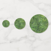 Grappig groen gras, echt fototextuurpatroon leuk confetti (Voorkanten)