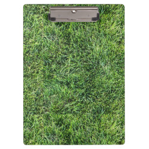 Grappig groen gras, echt fototextuurpatroon leuk klembord