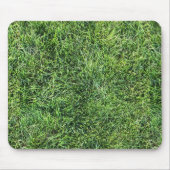 Grappig groen gras, echt fototextuurpatroon leuk muismat (Voorkant)