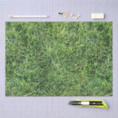 Grappig groen gras, echt fototextuurpatroon leuk tissuepapier (Craft)