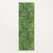 Grappig groen gras echte foto textuur patroon yogamat (Voorkant)