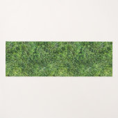 Grappig groen gras echte foto textuur patroon yogamat (Voorkant (horizontaal))