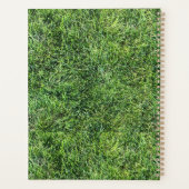 Grappig groen gras textuur patroon echte foto plez planner (Achterkant)