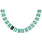 Grappig & groen Halloween thema kinderen verjaarda Vlaggetjes (Alle)