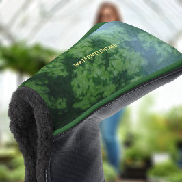 Grappig groen watermeloen liefhebber Abstract Patt Golfheadcover