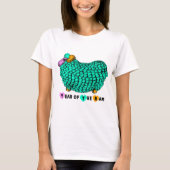 Grappig Groene Ram Chinese Nieuwjaar Zodiac W Top (Voorkant)