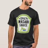 Grappig Groep Halloween Kostuum Wasabi Sauce Conce T-shirt (Voorkant)
