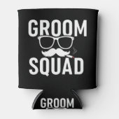 Grappig Groom Squad Wedding Party Design Blikjeskoeler (Voorkant)