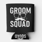Grappig Groom Squad Wedding Party Design Blikjeskoeler (Achterkant)