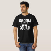Grappig Groom Squad Wedding Party Design T-shirt (Voorkant volledig)