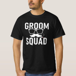 Grappig Groom Squad Wedding Party Design T-shirt