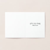 Grappig Groomsman-voorstel - Hé Man, ik heb je nod Folie Kaarten (Binnen)