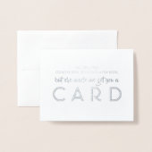 Grappig Groomsman-voorstel - maakte dat ik een Kaa Folie Kaarten (Voorkant met envelop)