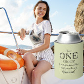 Grappig - Groomsman voorstel One Choice Pistache Blikjeskoeler