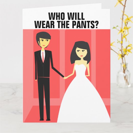 GRAPPIG GROOT BRUILOFT WENSKAART KAART (Gele Bloem)