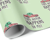 Grappig Groot Kerstcadeau Cadeaupapier (Rol Hoek)