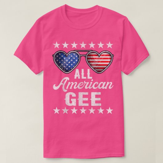 Grappig grootmoeder Vierde juli vrouwen, allemaal T-shirt (Design voorkant)