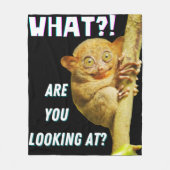 Grappig groots geoogste doelwit wat je ziet fleece deken (Voorkant)