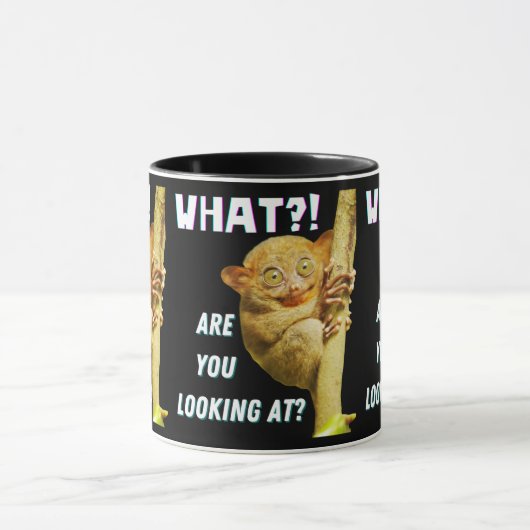 Grappig groots geoogste doelwit wat je ziet mok (Midden)