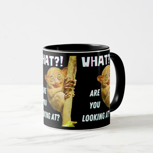 Grappig groots geoogste doelwit wat je ziet mok (Voorkant rechts)