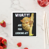 Grappig groots geoogste doelwit wat je ziet servet (Insitu)