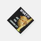 Grappig groots geoogste doelwit wat je ziet servet (Hoek)