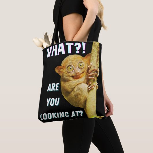 Grappig groots geoogste doelwit wat je ziet tote bag (Dichtbij)