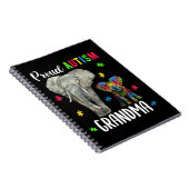 Grappig grootse autisme-bewustmakingsshirt voor vr notitieboek (Rechterzijde)