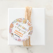 Grappig Groovy 1e Paasfeest Bedankjes Labels (In situ)