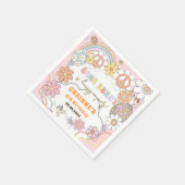 Grappig Groovy Pasen Verjaardagsfeest Servet (Hoek)