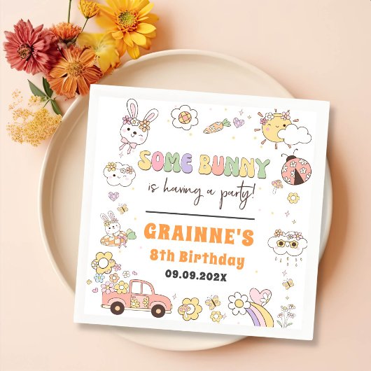 Grappig Groovy Pasen Verjaardagsfeest Servet