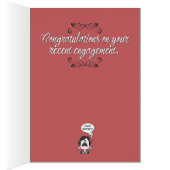 Grappig "Gross! Jongens!" Verloving-kaart (Binnen (Rechts))