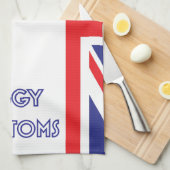 Grappig grote Britse bake van Soggy Bottoms Theedoek (Quarter Fold)