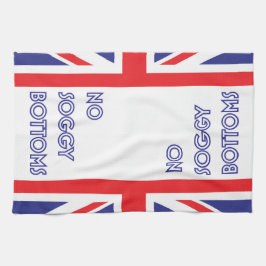 Grappig grote Britse bake van Soggy Bottoms Theedoek